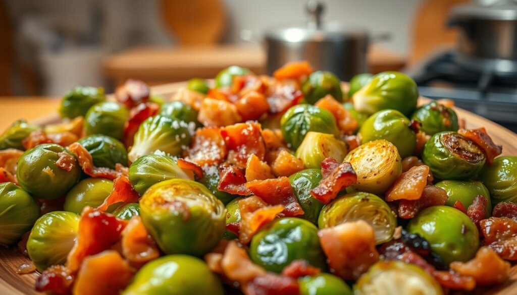 Brussels sprouts with bacon