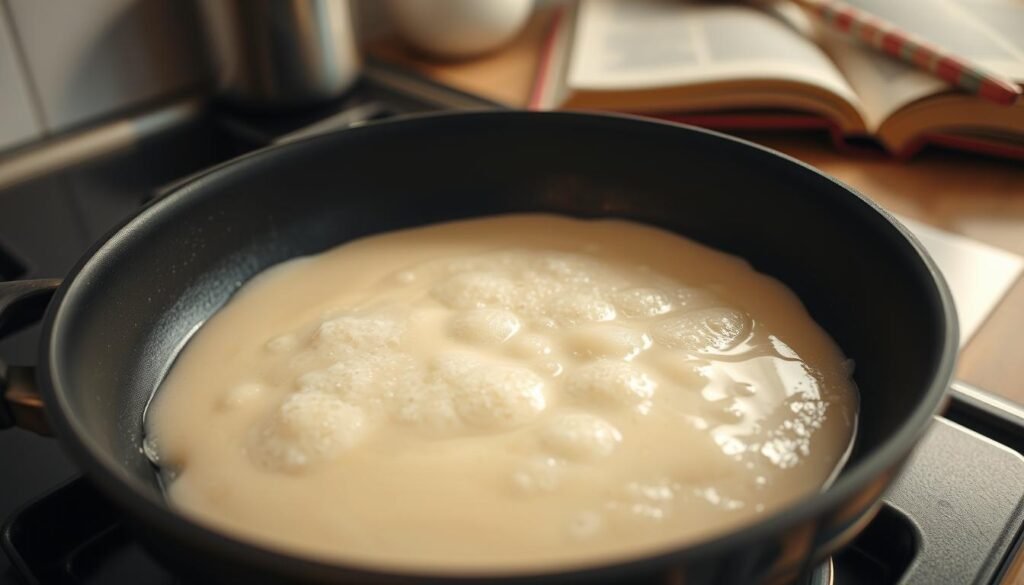 heat medium heat pan surface bubbles