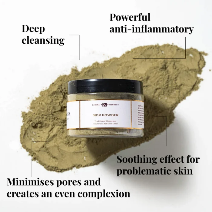 Sidr Powder for Body & Hair – Natural Moroccan Herbal Care Powder