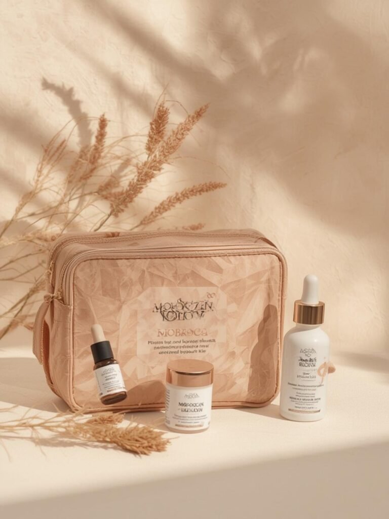 organic travel beauty kit Morocco