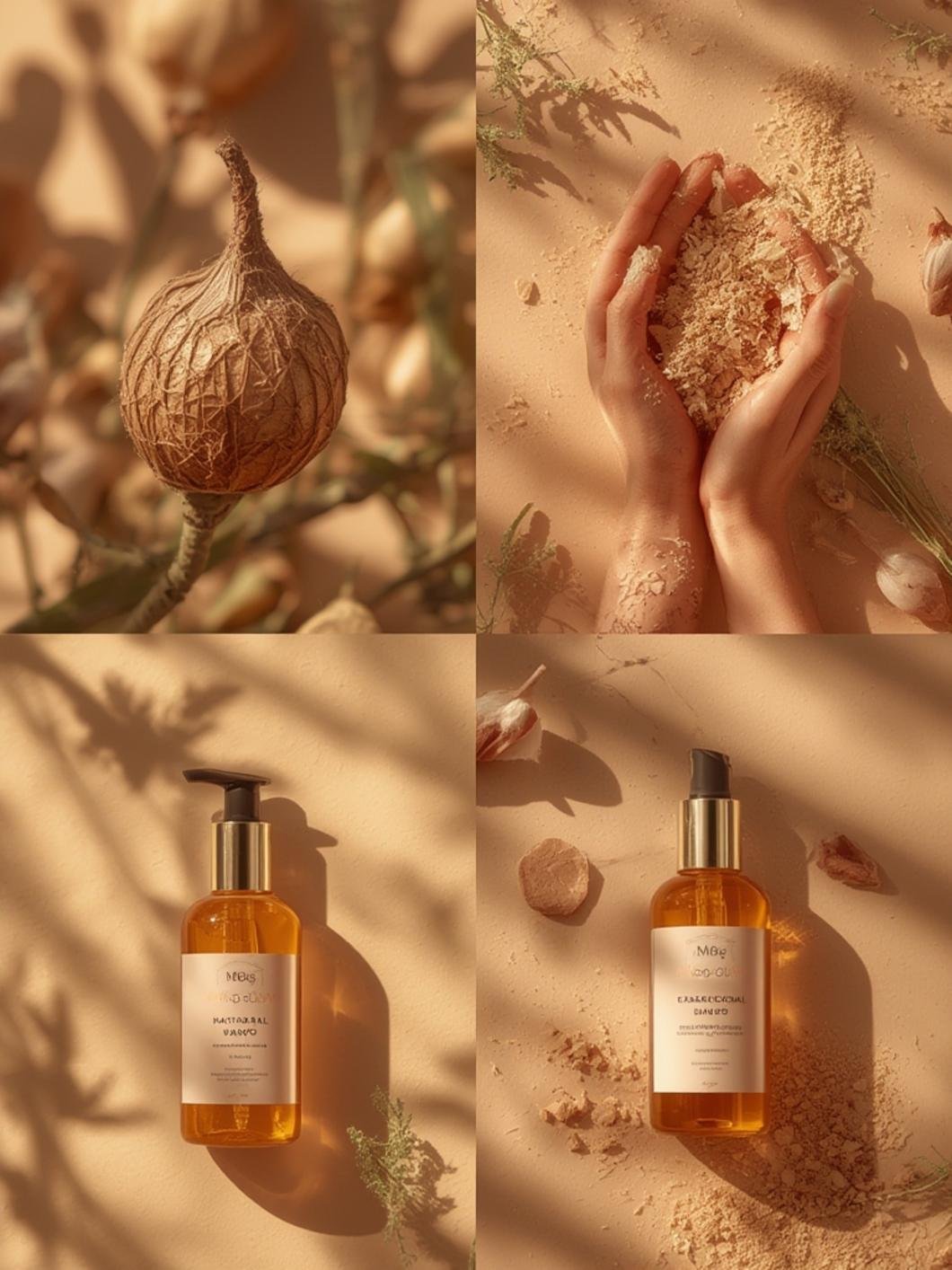 Natural Baby Shampoo Preparation