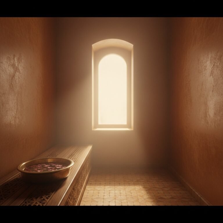 Hammam steam room interior