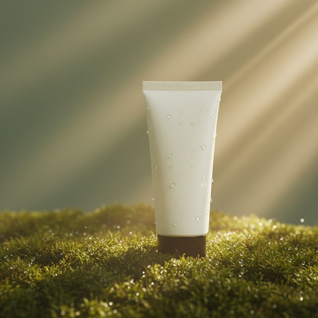 Sola Reserve Serum on emerald moss