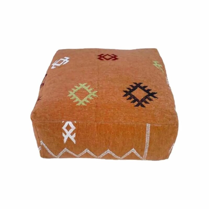 Moroccan Vintage Kilim Pouf